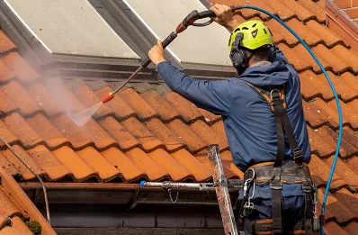 Démoussage et hydrofuge de toiture à Uhrwiller
